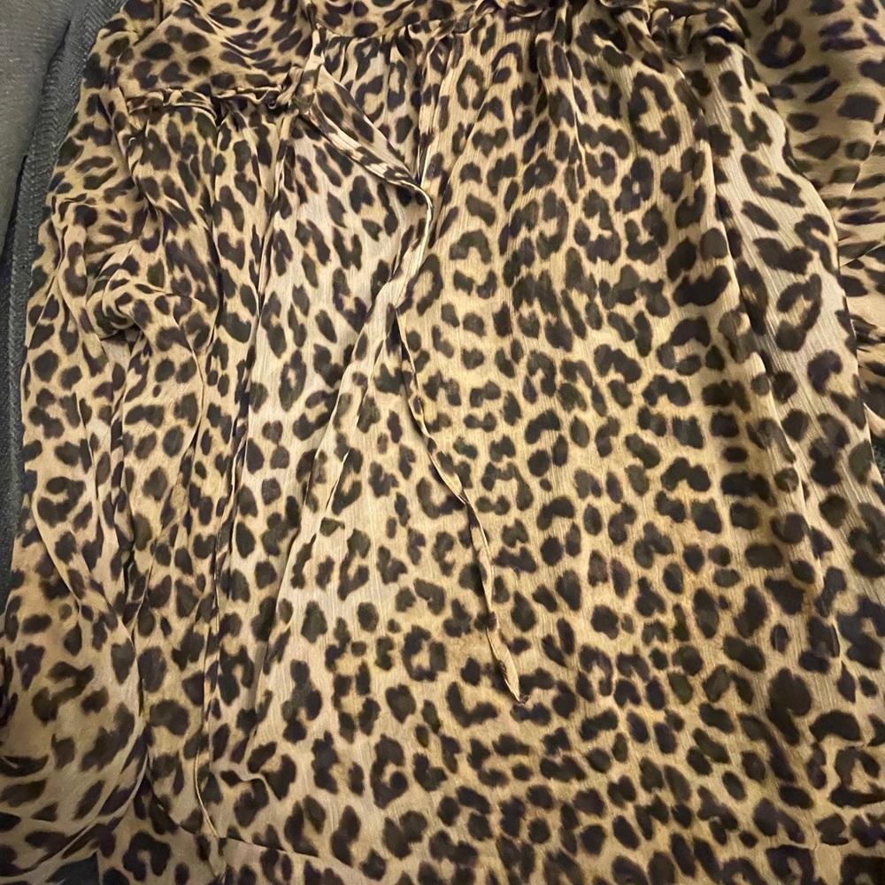H&M Leopard Print Blouse